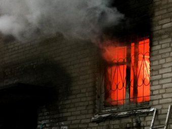 Пожар в селе под Красноармейском унес жизнь человека