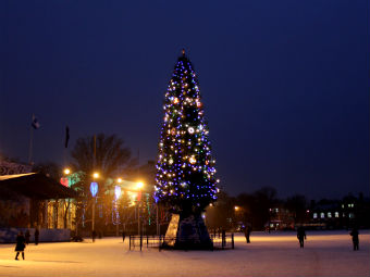 На Театральной площади Саратова Дед Мороз зажжет главную елку