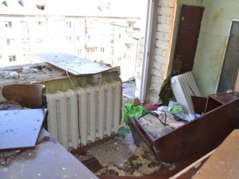 МЧС опубликовало фото разрушенной взрывом квартиры на Московской