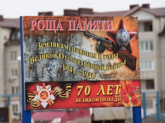 Буренин, Ерохина и Янклович открыли в Саратове «Рощу памяти»