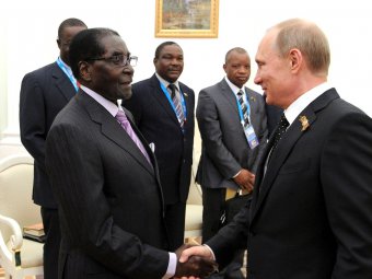 Президент Зимбабве призвал Владимира Путина вместе бороться с империализмом США и Европы