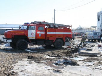 В Соколовом поселке произошел крупный пожар