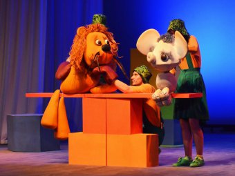 В кукольном театре «Теремок» состоялась премьера спектакля «Слонёнок»