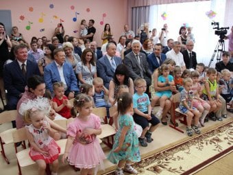 Панков, Радаев и Грищенко открыли в Юбилейном новый детский сад на 320 мест