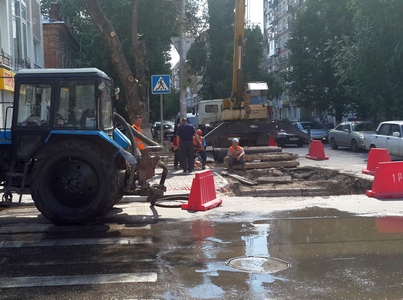 Улицу Рахова перекрыли для автотранспорта на два дня