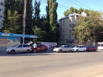 На Чернышевского столкнулись пять отечественных автомобилей