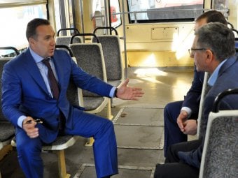 Олег Грищенко не против отдать городской электротранспорт в собственность области