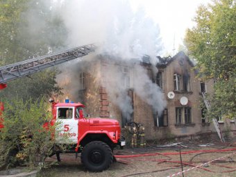 Площадь пожара в доме на 2-й Прокатной составила более 280 квадратных метров