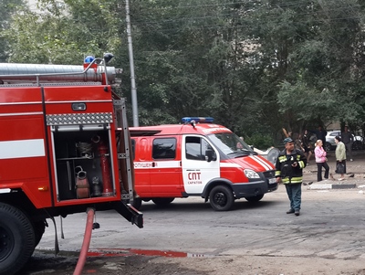 В Саратове из-за пожара в подвале девятиэтажки эвакуировали 120 человек