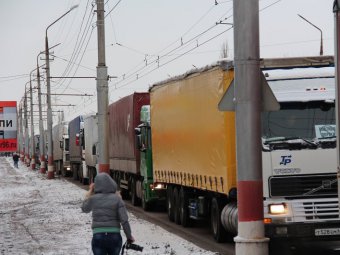 Участники энгельсской акции дальнобойщиков обратились с требованиями к Михаилу Бабичу