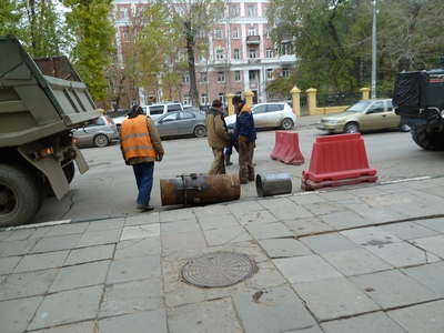 Из-за работ «Т Плюс» перекрывается движение на участке улицы Радищева