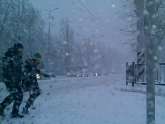 В Саратове по-прежнему вероятен туман и снегопад