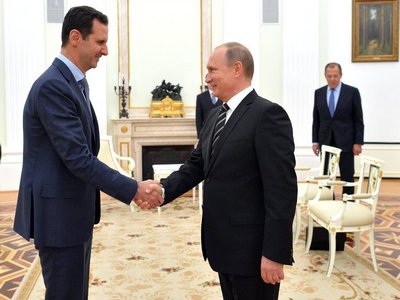 В Кремле опровергли информацию о том, что Путин попросил президента Сирии уйти в отставку
