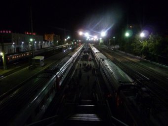 Под Саратовом поезд Уфа-Адлер совершил экстренное торможение из-за препятствия на рельсах