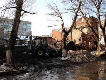 При сносе домов на Киселева не соблюдаются строительные нормы 