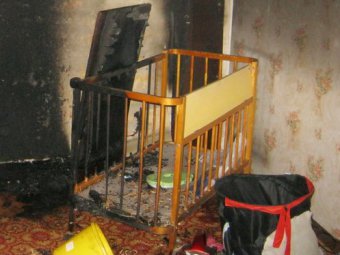 Жертвой ночного пожара в Поливановке стал младенец