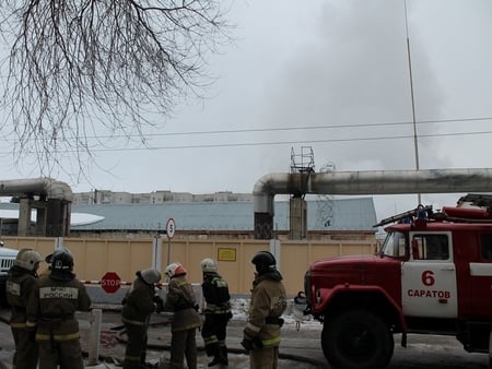 После пожара в войсковой части специалисты не нашли в воздухе Заводского района вредных веществ