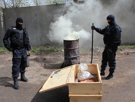 В Саратове наркополицейские сожгли 31 килограмм различных наркотиков