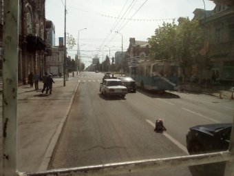 Тройное ДТП стало причиной пробки на Московской