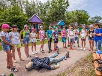 В лагере СГЮА прошел правовой квест для школьников