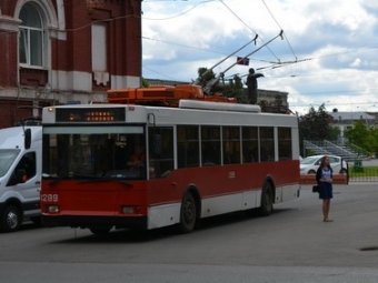 Из-за ремонта проезжей части улицы Горького перестанут ходить два троллейбусных маршрута