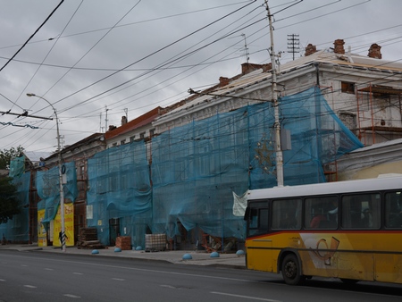 Ремонт фасадов на Московской. Подрядчики не выполнили поручение министра