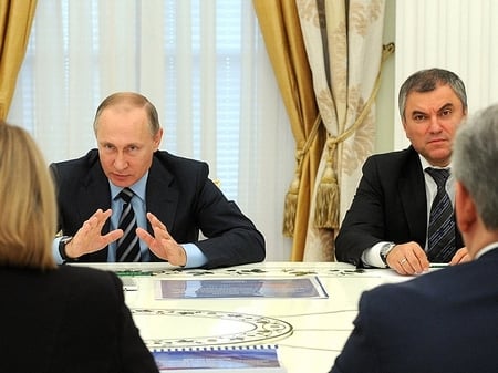Путин предложил избрать Володина председателем Госдумы