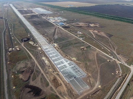 Финансирование строительства аэропорта в Сабуровке снизили из-за сокращения объема работ в 2016 году