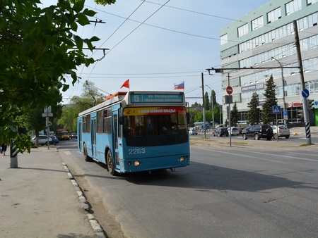 Из-за ДТП на Астраханской изменился маршрут троллейбуса №5 