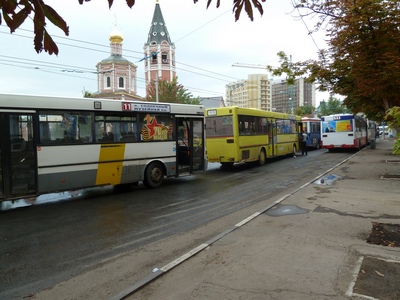 Стоянку автобусов №11 перенесли с Музейной площади