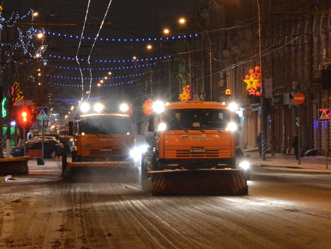 Улицу в центре Саратова на ночь перекроют для уборки снега