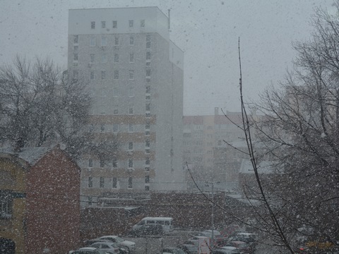 Опасения главы города о снегопаде в Саратове сбылись