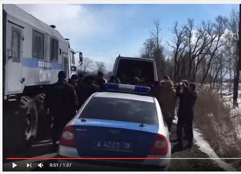 На задержанных активистов Объединения перевозчиков России составлены административные протоколы