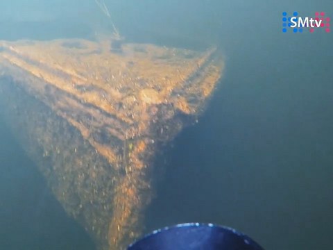 Дайверы сняли видео о погружении к «Саратовскому ледоколу»