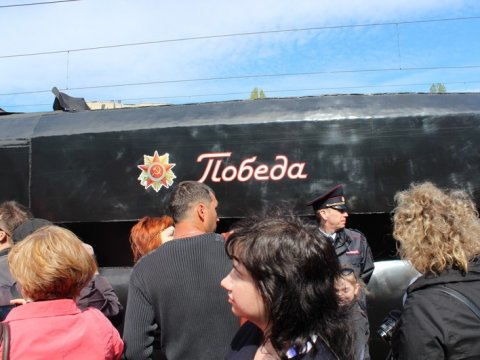Ретро-поезд «Победа» прибыл в Саратов