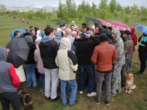 Жители Саратова провели народный сход в парке Свободы