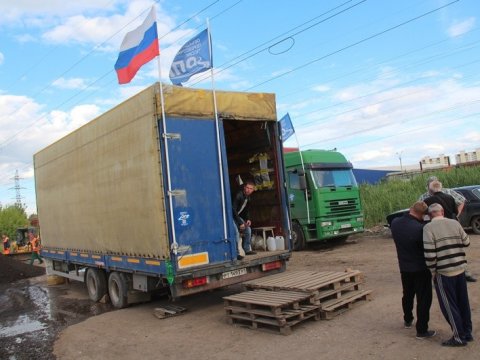 В Саратовской области полицейские опечатали штаб протеста дальнобойщиков