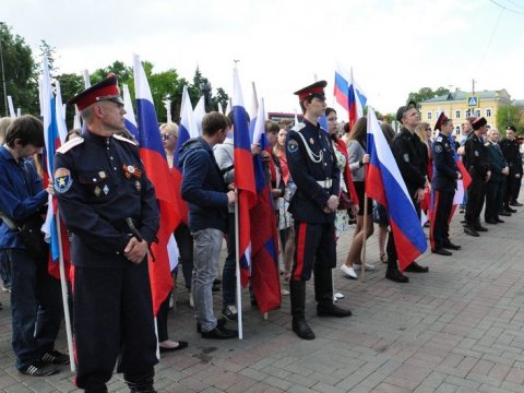 На праздничном митинге Радаев назвал Саратовскую область зеркалом России