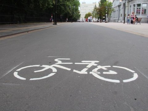 В центре Саратова появилась еще одна велодорожка