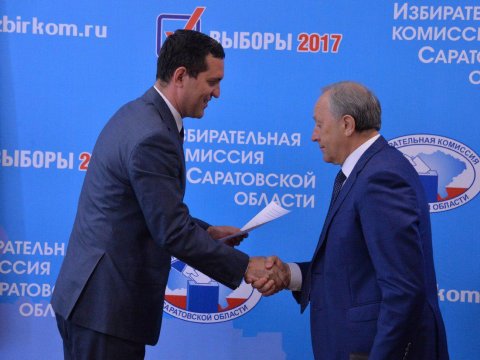 Радаев не пришел на вручение удостоверения кандидата в губернаторы