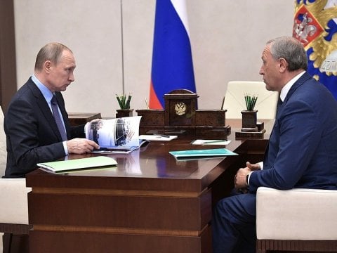 Кремль опубликовал стенограмму разговора Путина и Радаева