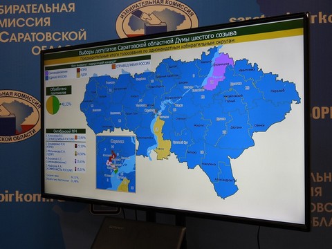 В ряде одномандатных округов на выборах в Саратовскую облдуму побеждает оппозиция
