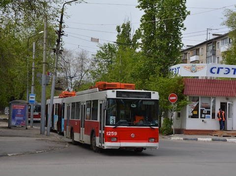 В Саратове остановили троллейбусный маршрут №3