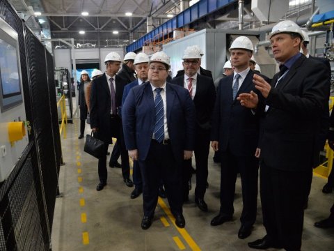 Президент РЖД и сын Чайки приехали на открытие завода в Энгельсе