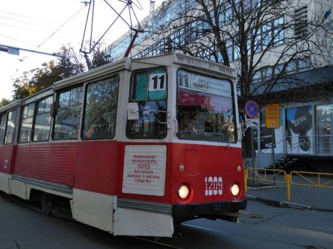 В Саратове из-за угрозы взрыва встали трамваи