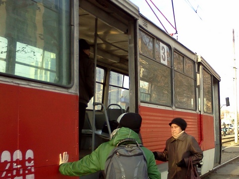 Утром в Саратове встали трамваи маршрута №3