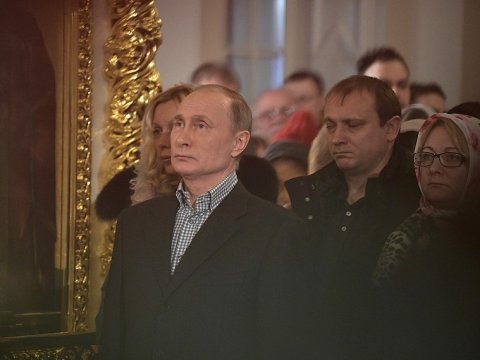 Путин поздравил россиян с Рождеством словами из пасхального обращения