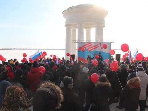 Участники саратовского митинга скандировали: «Путин – вор!»