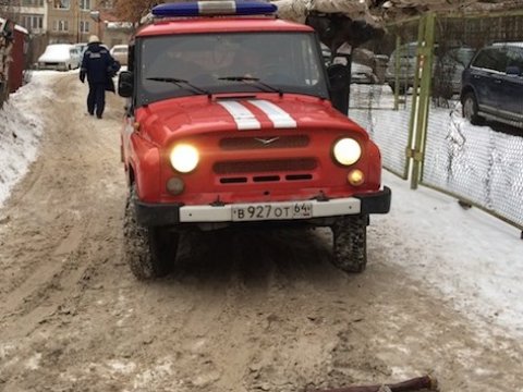 На месте пожара под Питеркой нашли тело мужчины