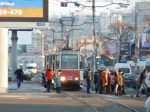 В Саратове встали трамваи трех маршрутов
